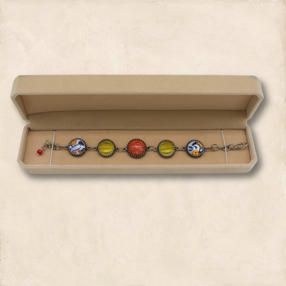 Vintage UV Beads Bracelet