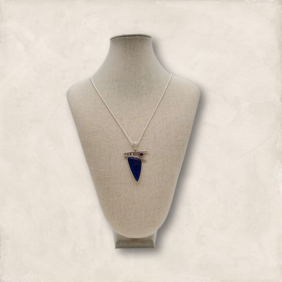 Rare Irnimite & Sapphire Pendant