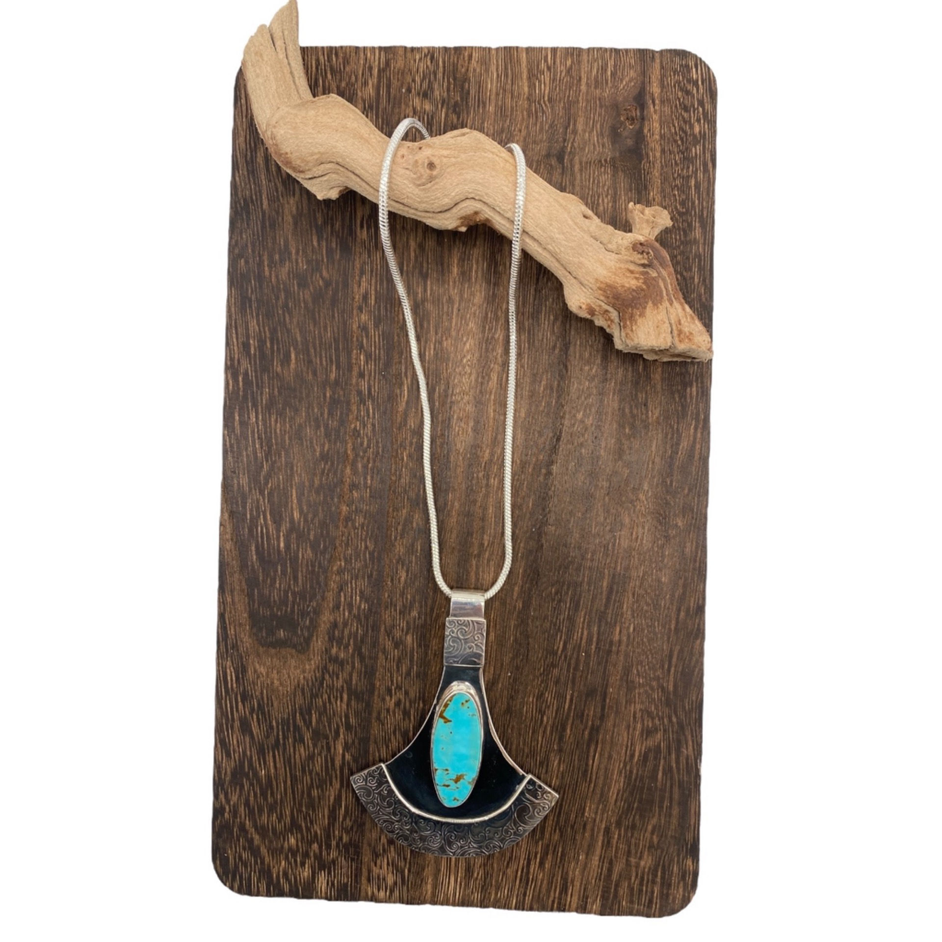 Royston Turquoise Bell Pendant