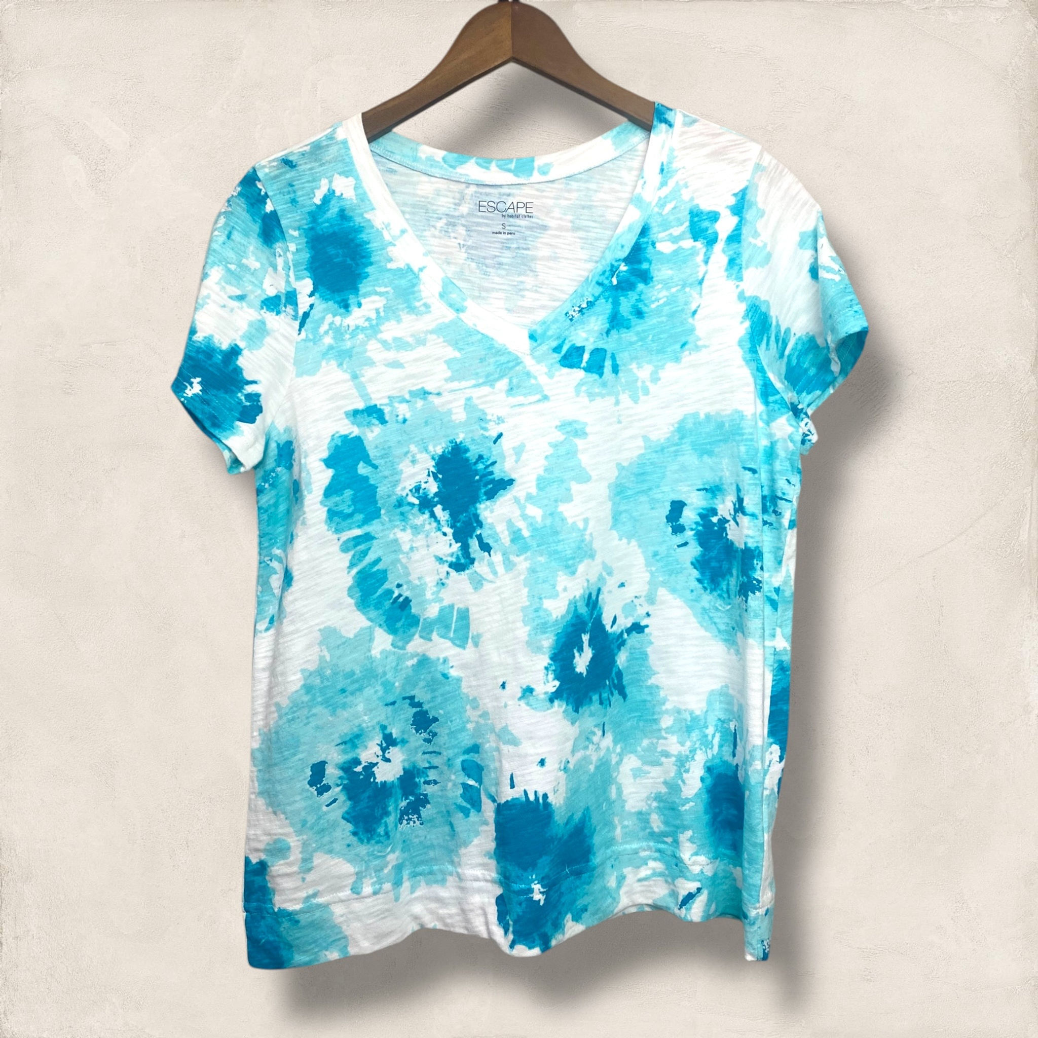 Sunburst Cotton V-Neck Tee