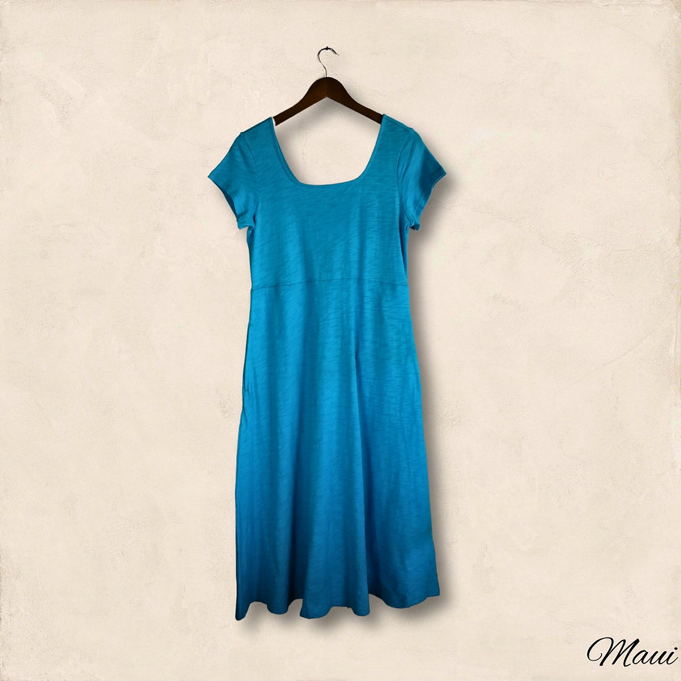 Cotton Slub Cafe Dress