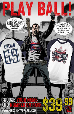 Negan-wearing-Saviors-shirt