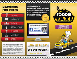 Foodie Taxi Pamphlet