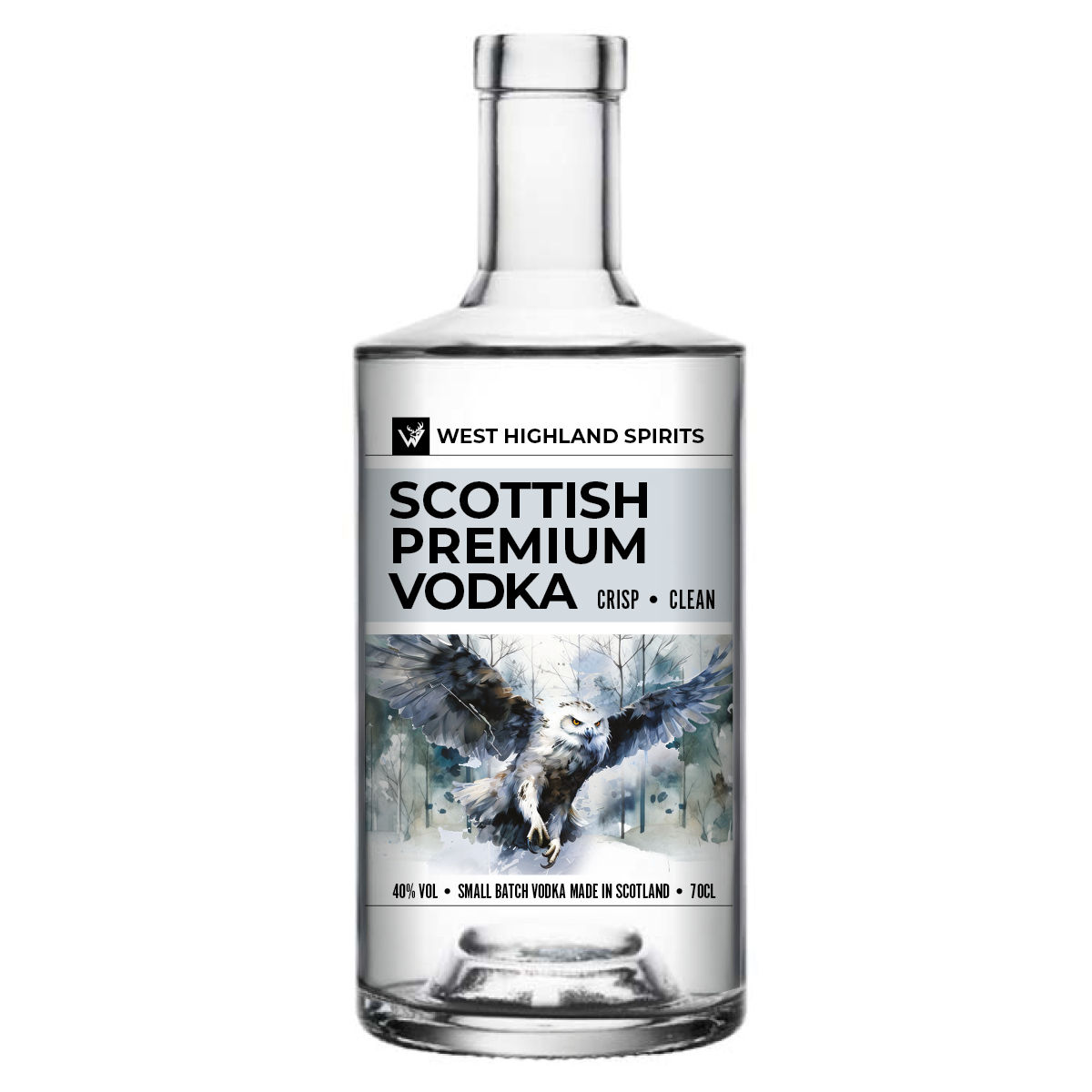 West Highland Scottish Premium Vodka - 70cl Bottle