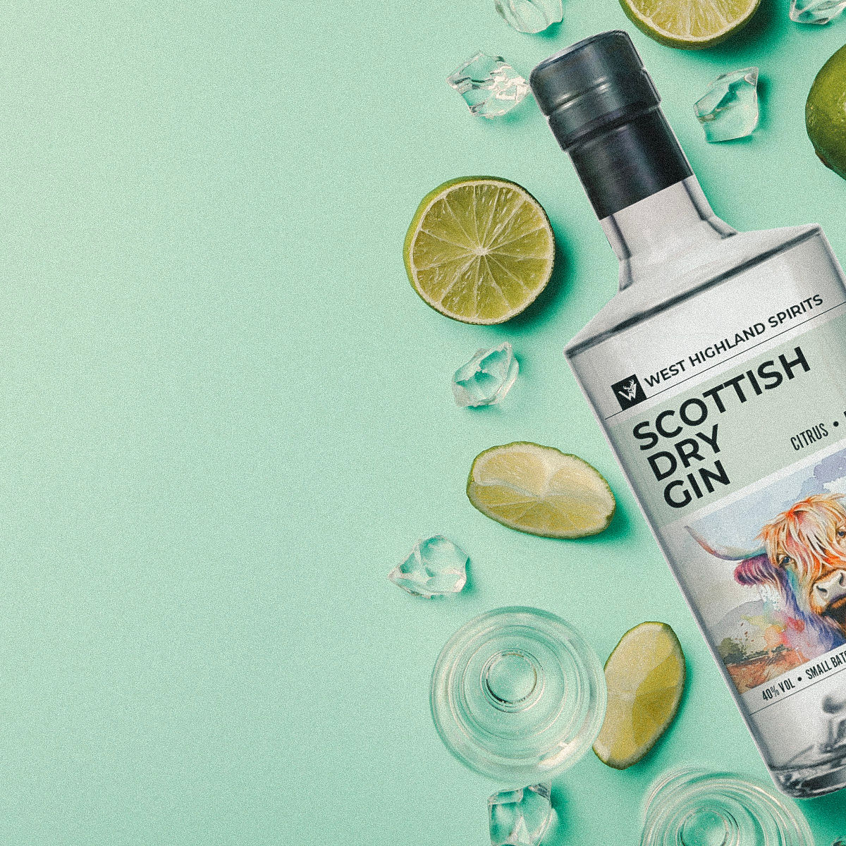 West Highland Dry Gin - 40% vol at 700ml