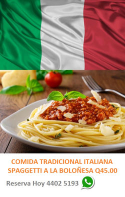 ANUNCIO COMIDA ITALIANA