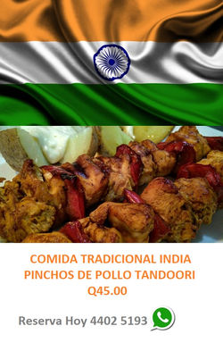 ANUNCIO COMIDA INDIA