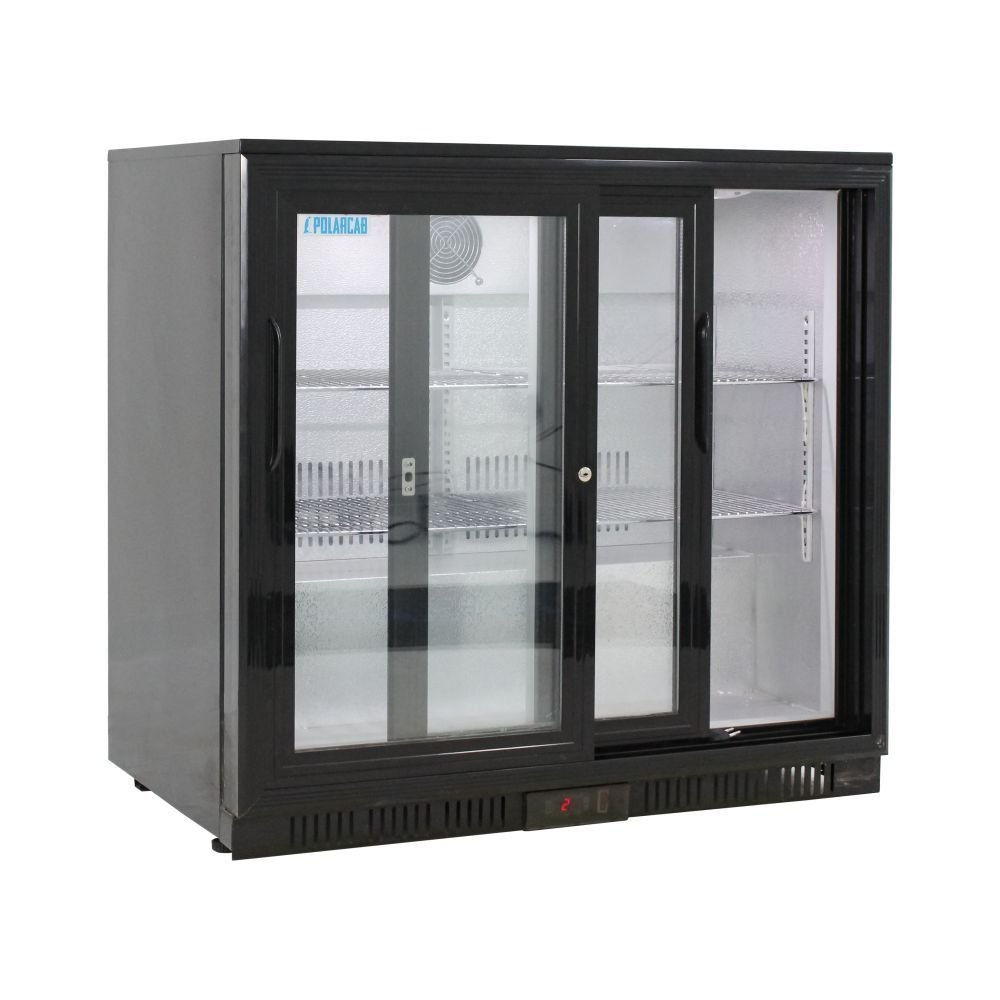 Columba Back Bar Drinks Cooler – 2 Door – Sliding – product image