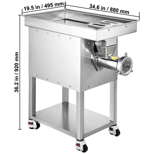 Aloma Commercial Meat Mixer – 40L – Manual / Tilting Bowl – product image