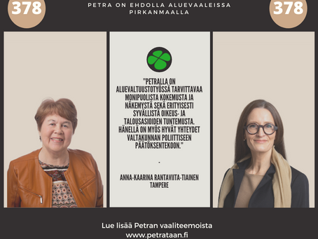 Päivän suosittelija: Anna-Kaarina Rantaviita-Tiainen