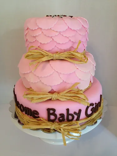 Wedding Cupcake Tower With Cake