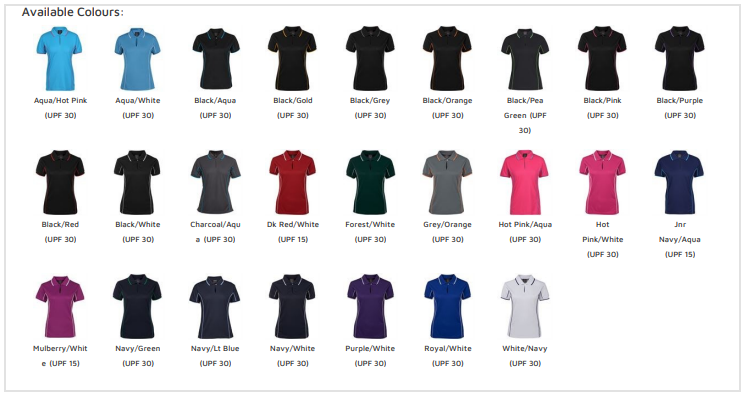 Thumbnail: JB's Ladies S/S Piping Polo 7LPI