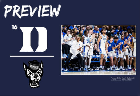 PREVIEW: Duke seeks first road win as it battles at NC State
