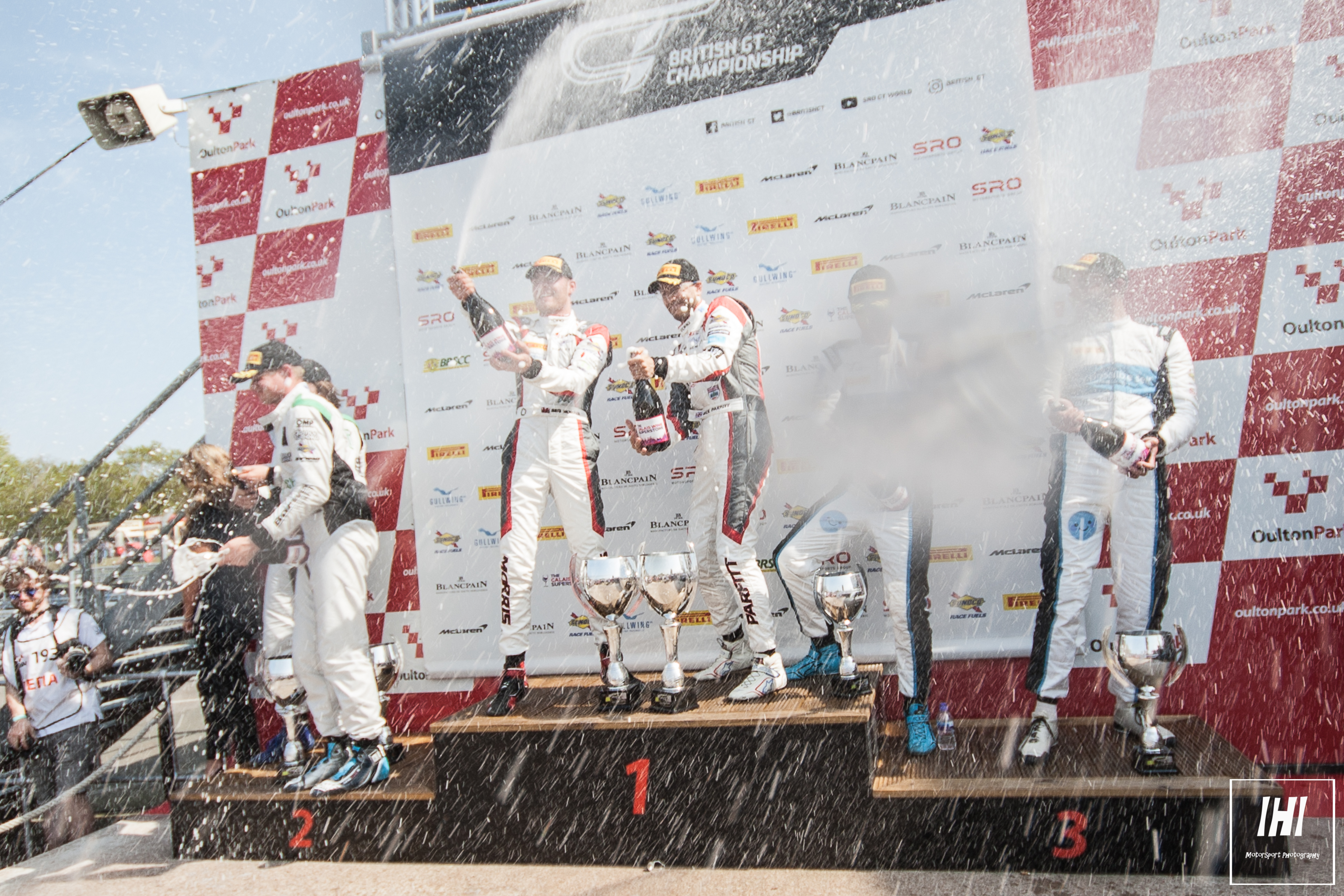 Celebration Win Oulton Park