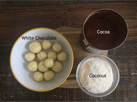 Chaa Da Cup - Please! No.43 - Cocoa and Coconut covered White Chocolate Balls