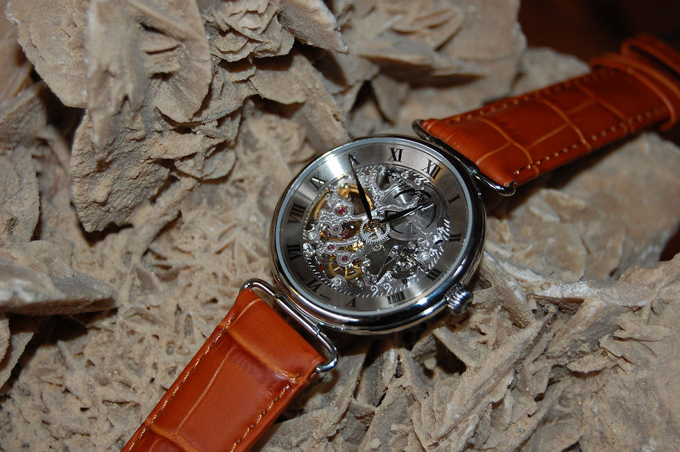 Miniature : Montre squelette "Rivage" - Acier