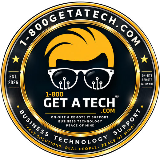 1-800GetATech.com seal – Business Technology Support