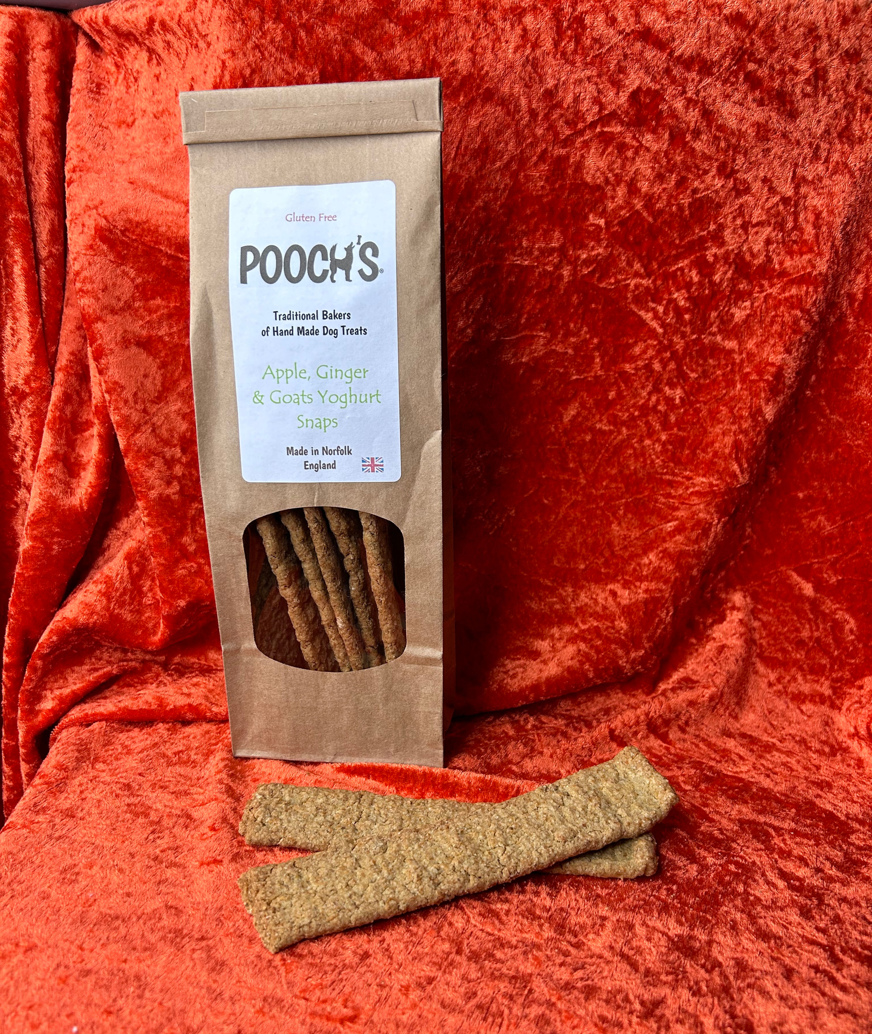 Pooch’s Apple, Ginger & Goats Yoghurt Snaps