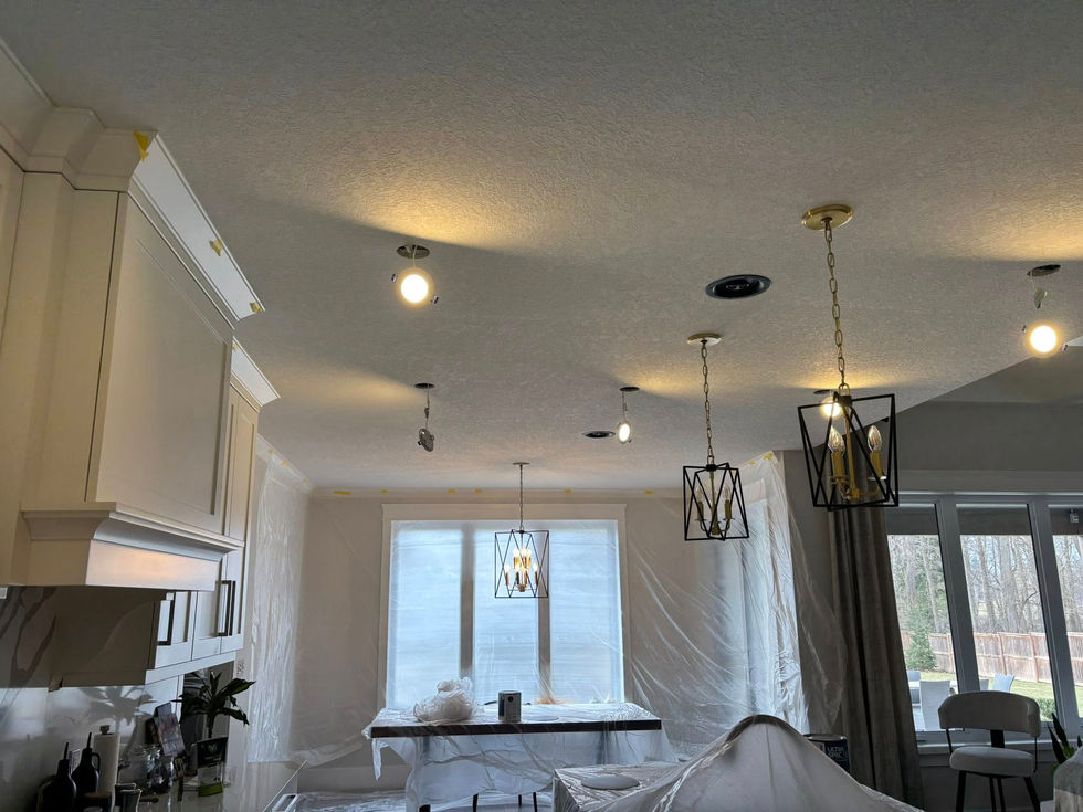 Interior kitchen professionally painted