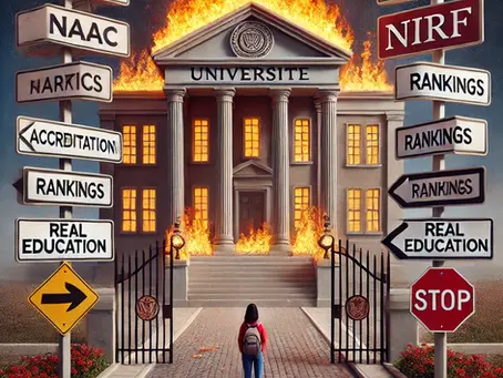 Burn the NAAC and NIRF Metrics or Reform Them: How Institutions Are Gaming a Broken System for Survival