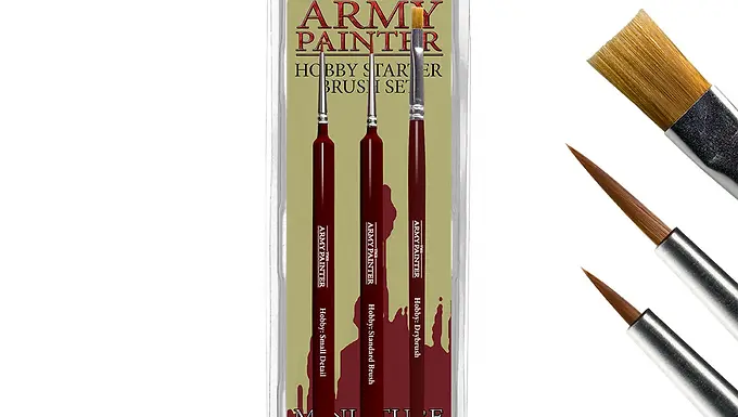 Army Painter: Hobby Starter Brush Set (3)