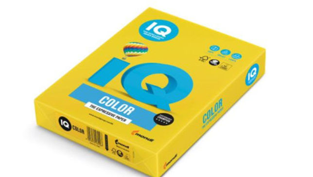 IQ Color: Kopierpapier Sonnengelb A4 500 Blatt 80 g