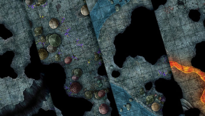 Pathfinder Flip-Mat: Darklands Dangers Multi-Pack - 2 Stk. (P2) (E)