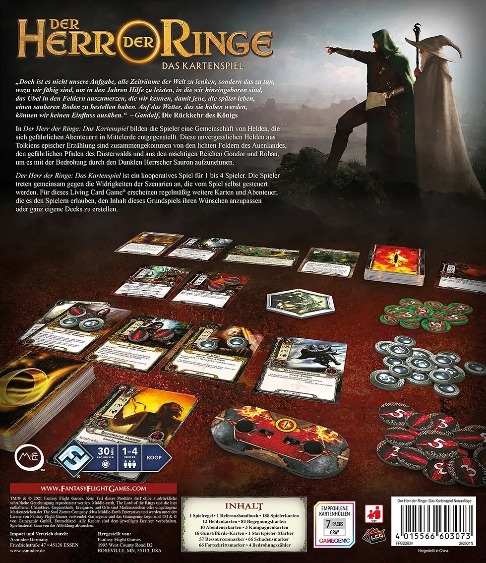 Miniaturbild: Der Herr der Ringe: Das Kartenspiel (Grundspiel)