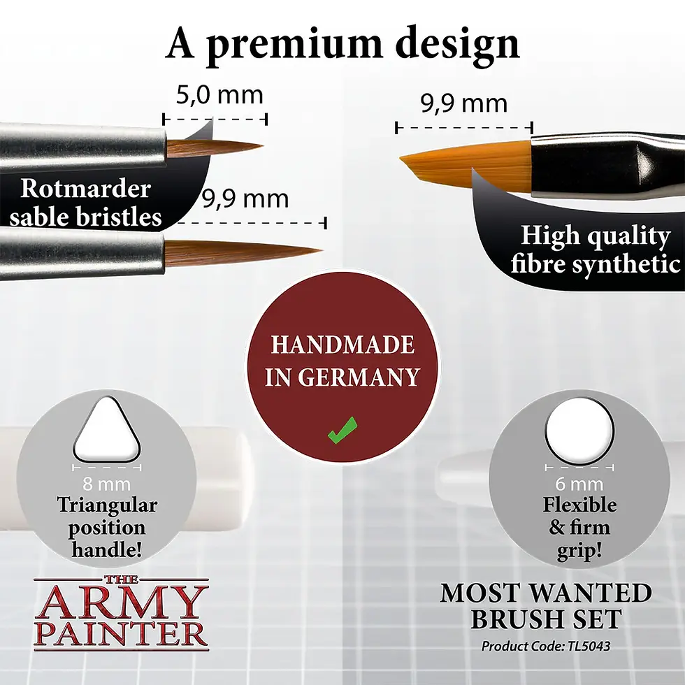 Miniaturbild: Army Painter: Most Wanted Brush Set (3)