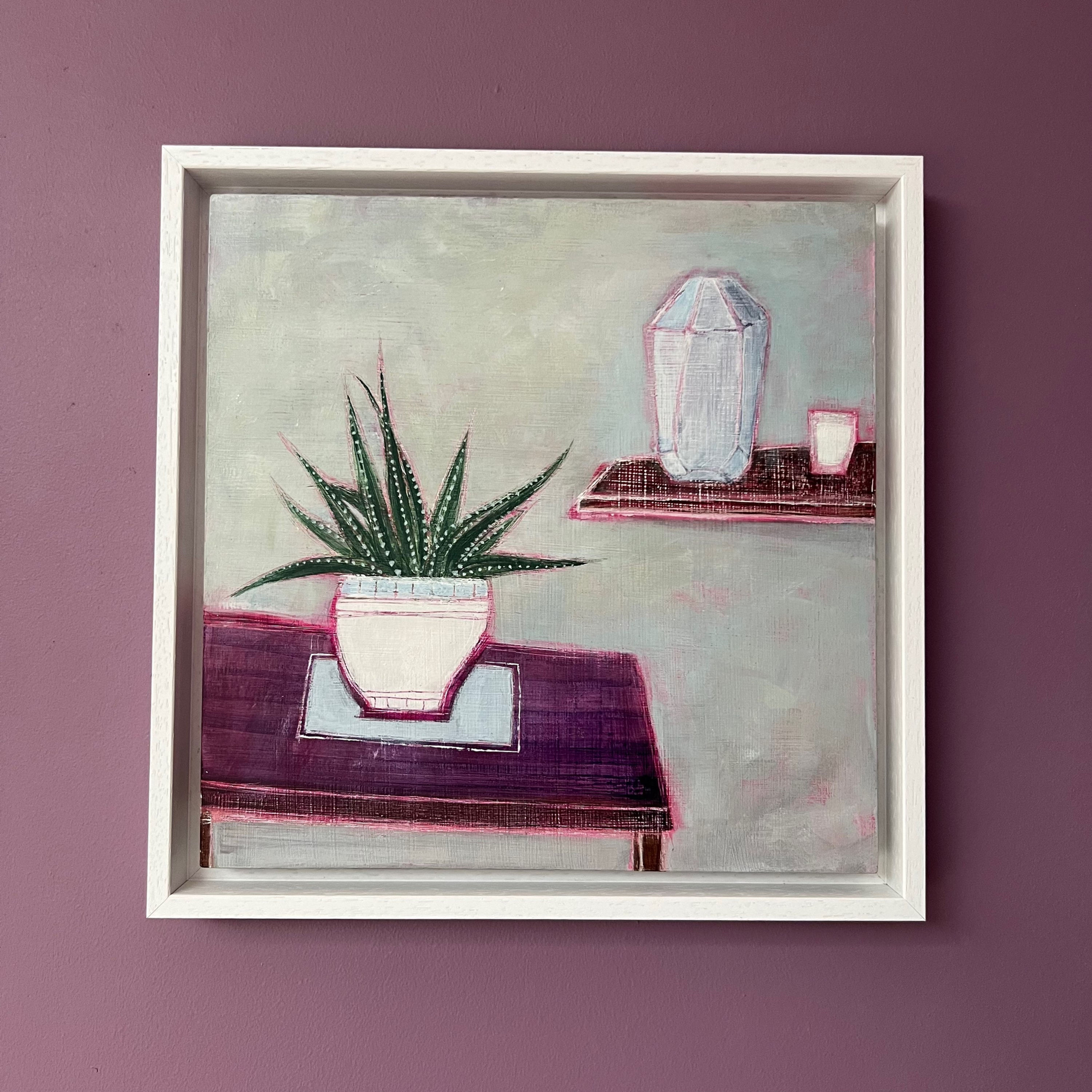 Aloe Vera with Vase and Candle