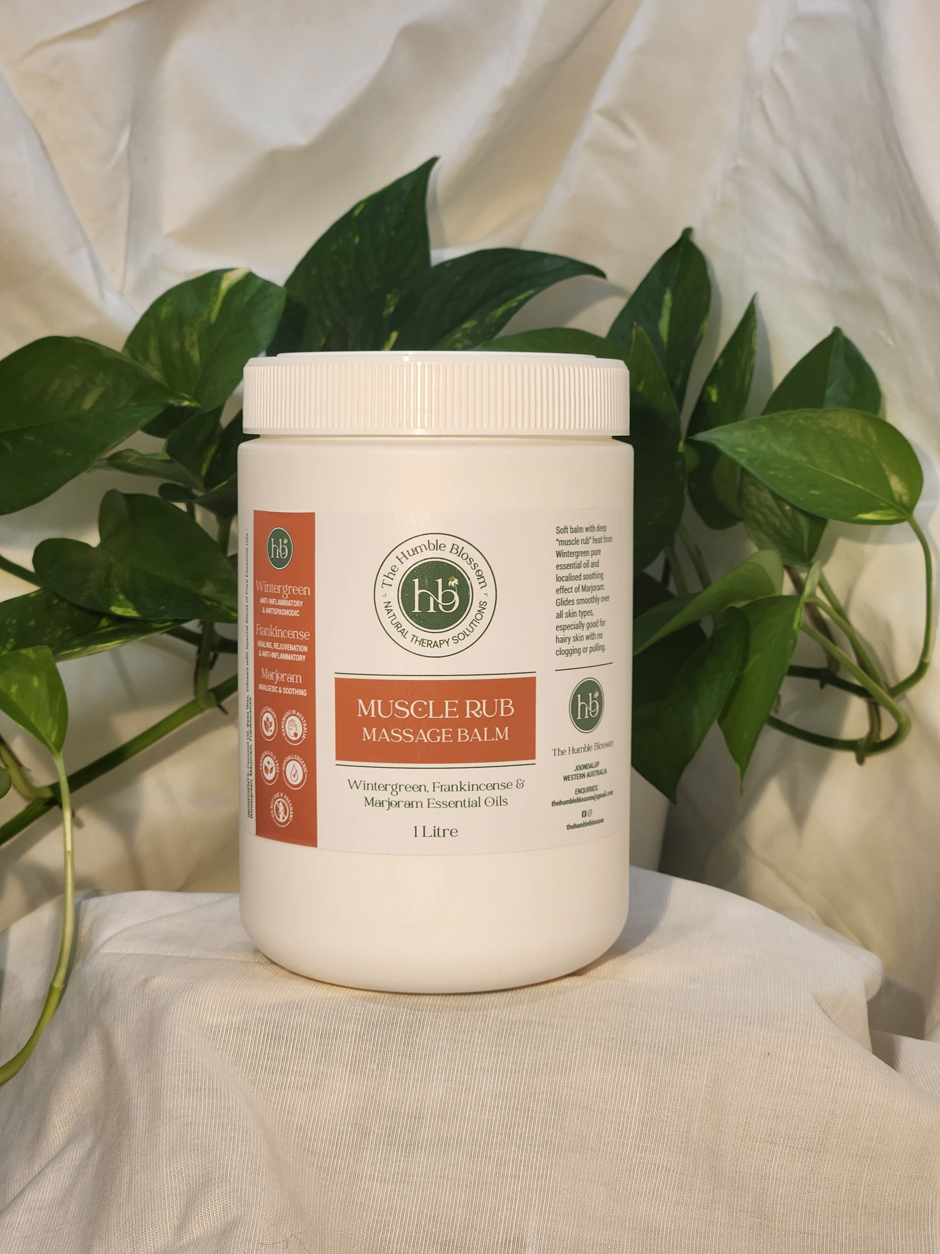 Natural Massage Balm with deep heat and analgesic effect