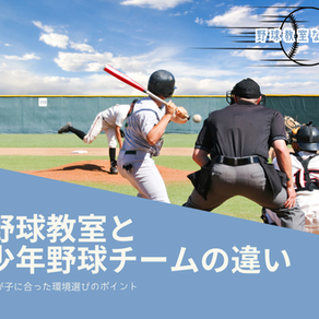 野球教室と少年野球チーム、何が違う？我が子に合った環境選びのポイント