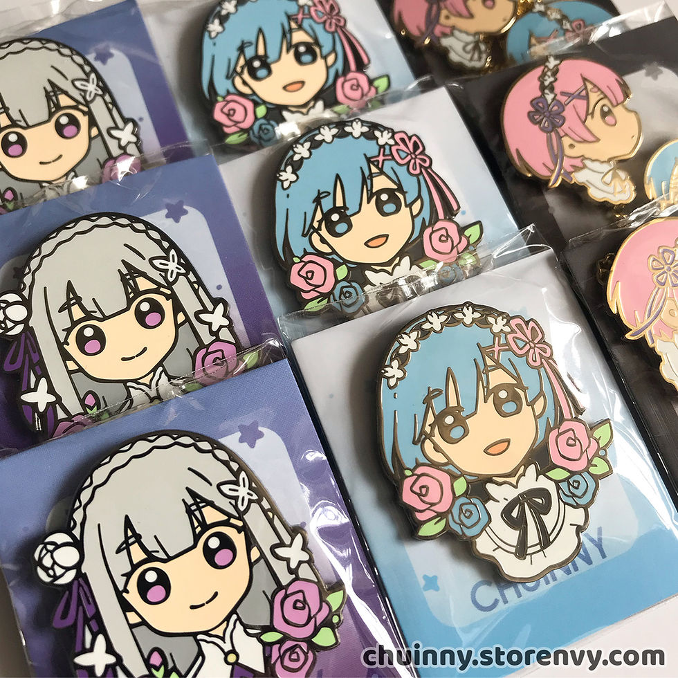 Thumbnail: HAIKYUU + RE:ZERO ENAMEL PIN