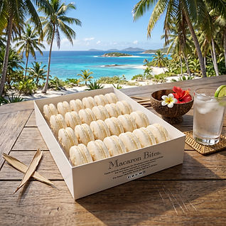 Lemon French Macarons Macaron Bites® - 24 Count | Macaron Bites