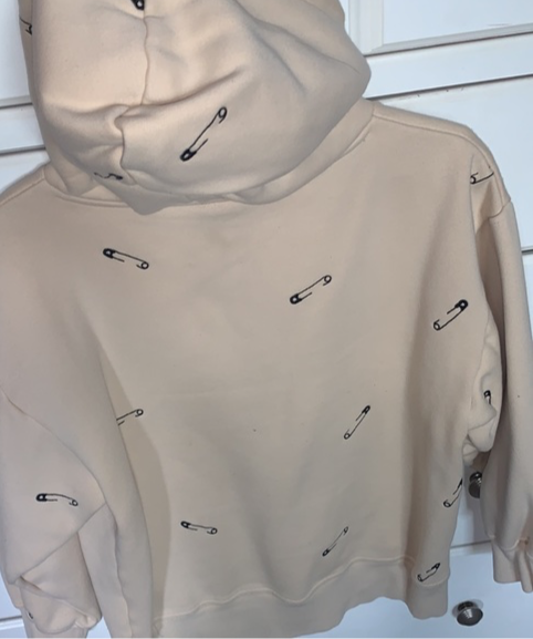 (Pleasures Safety Pin Hoodie (BEIGHE)