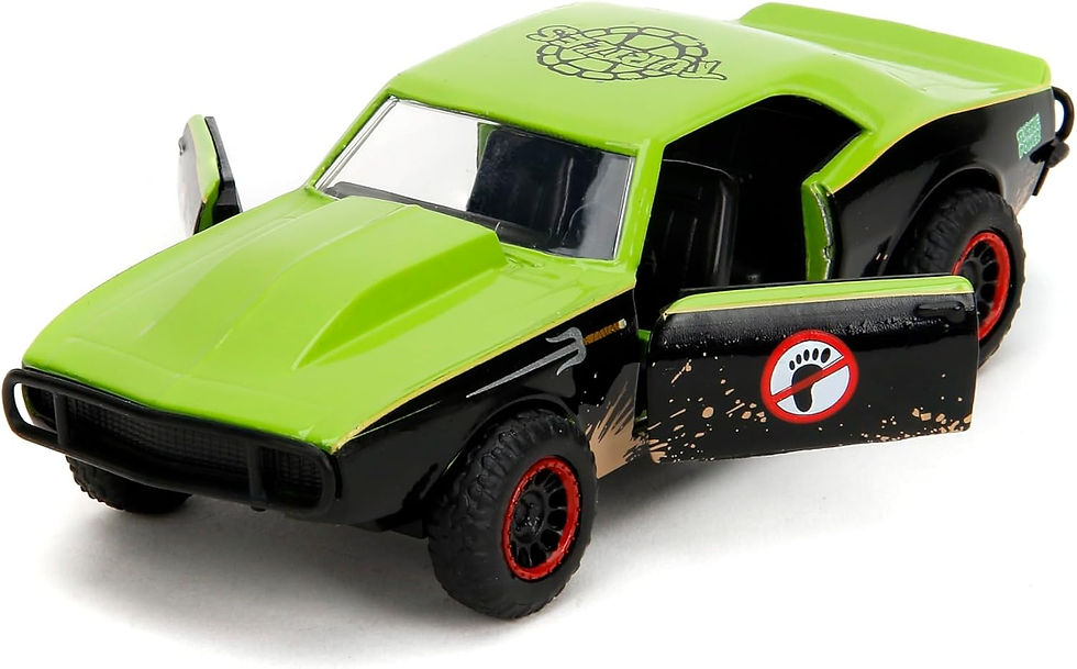 Thumbnail: Jada 1:32 Hollywood Rides TMNT 1967 Off-Road Chevrolet Camaro – Die-Cast Model