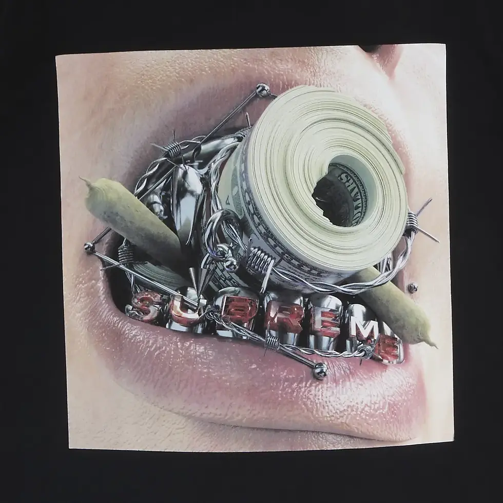 Thumbnail: Supreme Braces Tee 'Black'