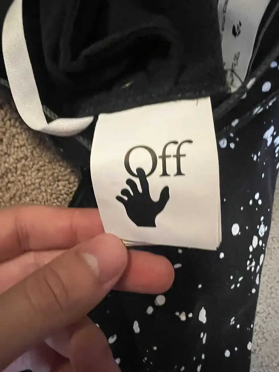 Thumbnail: Off-White Paint Splatter Slim Jeans Size 32