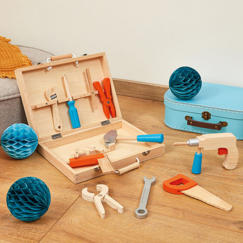Miniatura: Brico'Kids kit attrezzi in legno Janod - J06481
