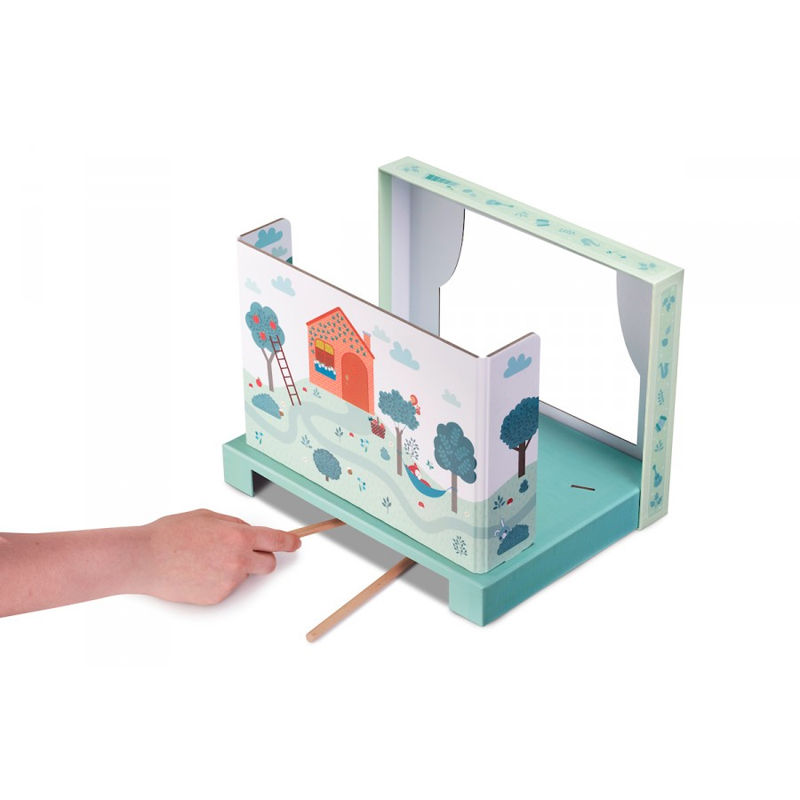 Miniatura: Teatro magnetico Il lupo e i 3 porcellini - Lilliputiens - 83407