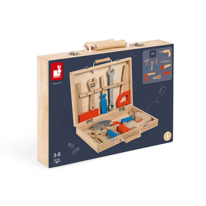 Miniatura: Brico'Kids kit attrezzi in legno Janod - J06481