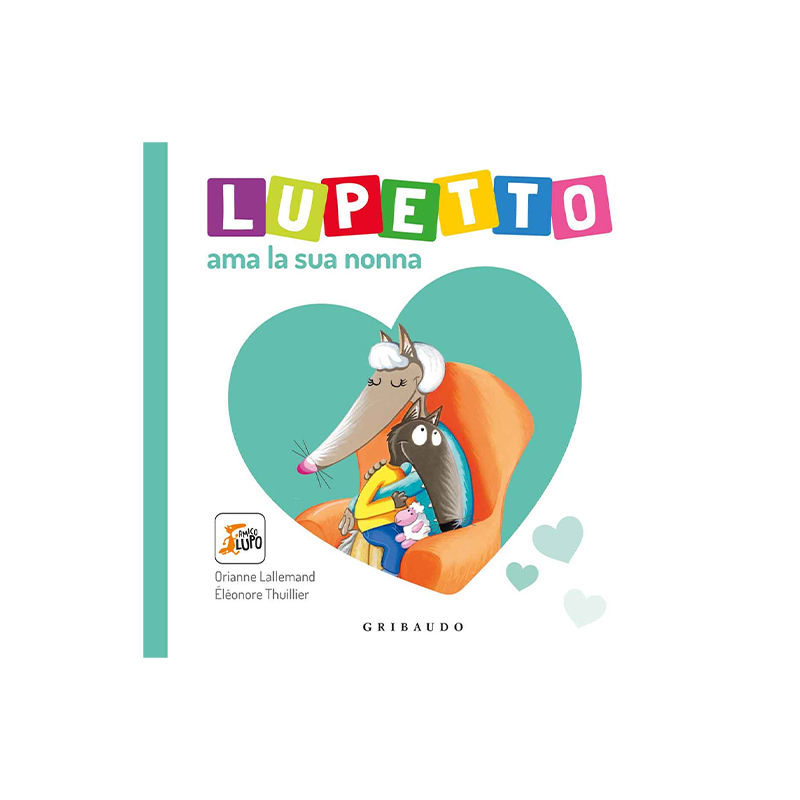 Lupetto ama la sua nonna. Amico Lupo