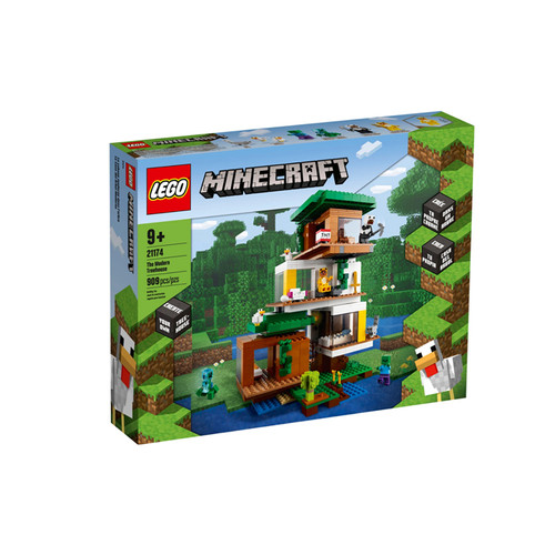 Casa Moderna Minecraft Creativa Costruzioni La Casa Sull'albero