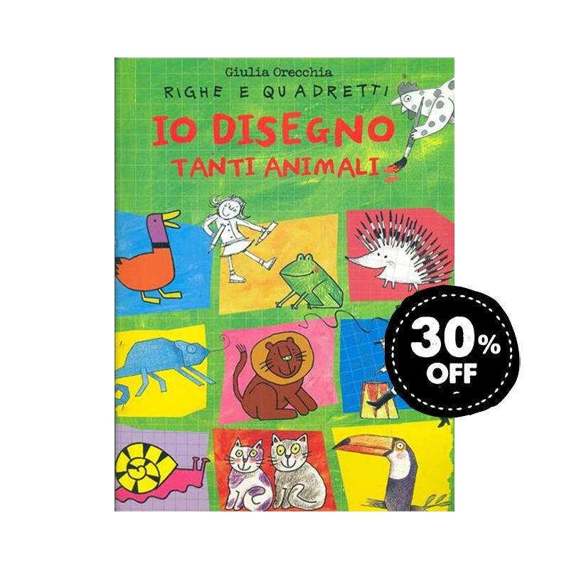 Righe e quadretti. Io disegno tanti animali