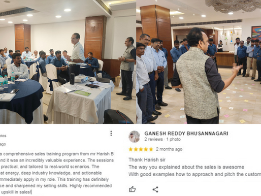 Sales training for finance advisors