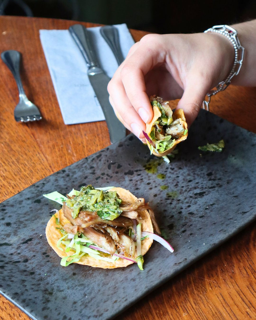 Lamb Belly Taci Small Plate Closeup