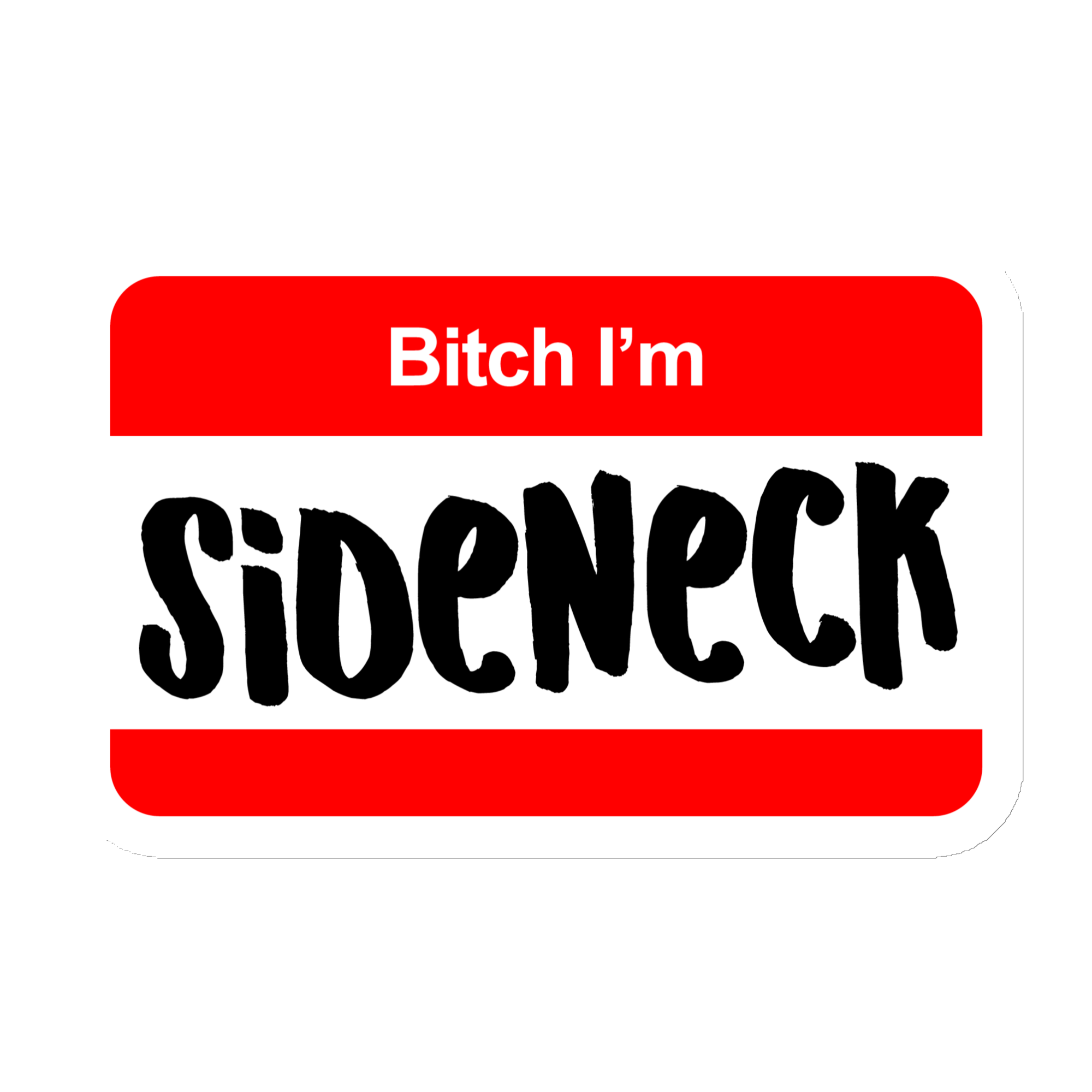 Bitch I'm Sideneck Magnet