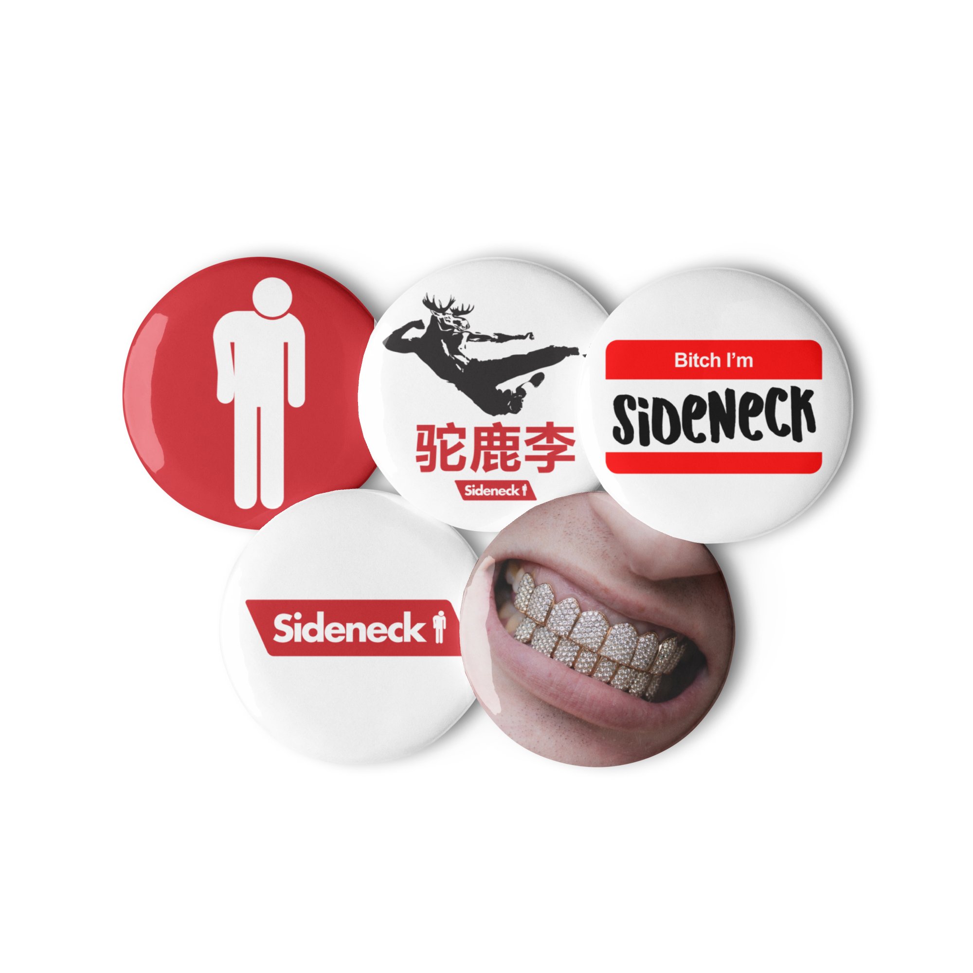 Sideneck Pin Set