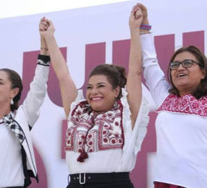 Sheinbaum junto a Brugada piden a Iztapalapa sacar la casta