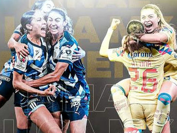 Rueda el balón en el primer capitulo de la Final inédita entre Águilas y Rayadas